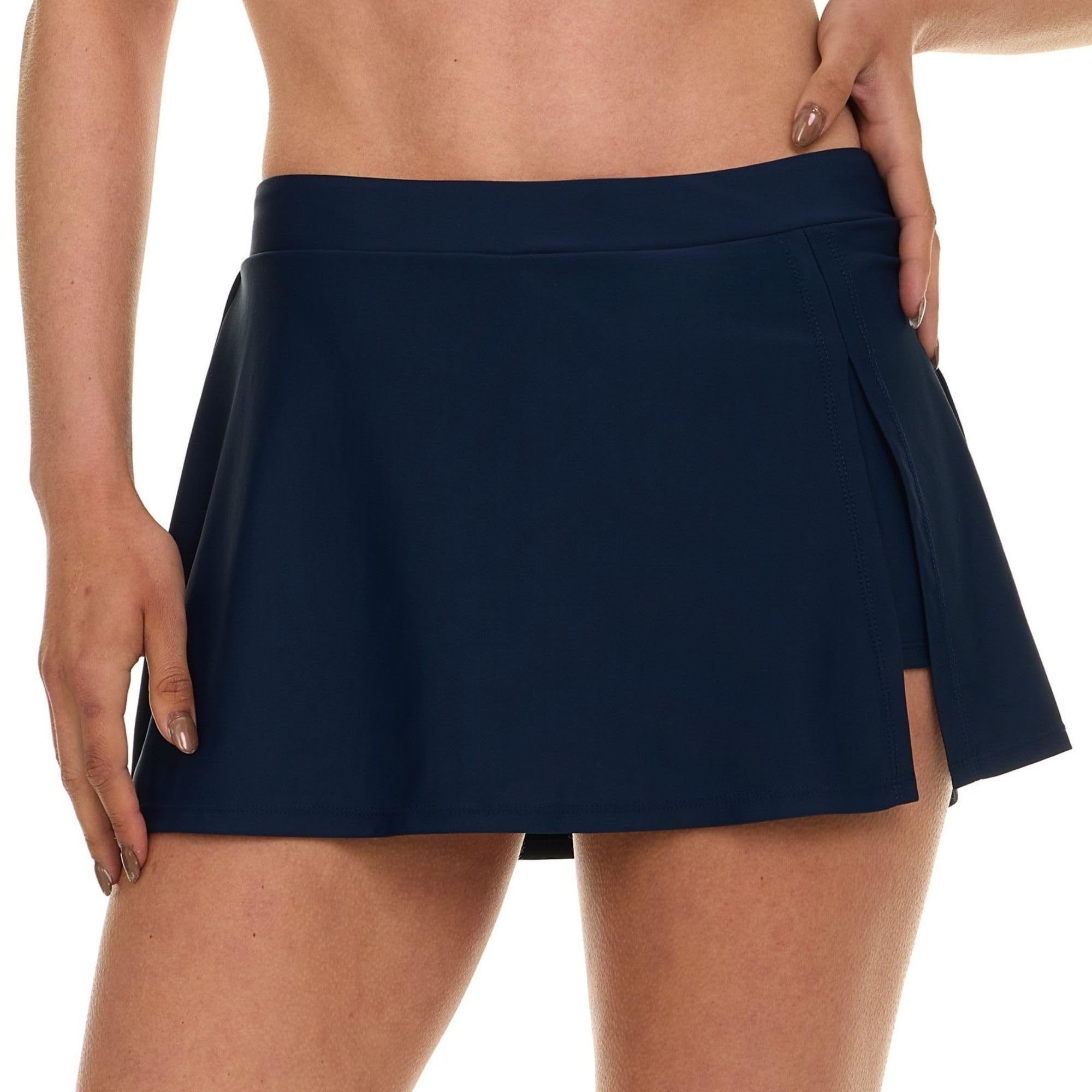 New Reebok Womens Swim Skirt With Shorts Liner Swim Skorts For Women Swimwear